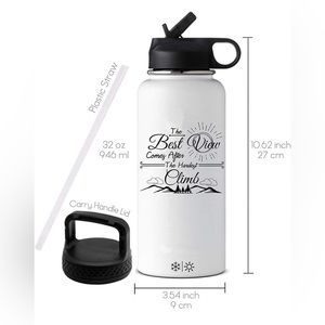 Tumbler Bottle 32oz Double Wall Insulated, Stainless Steel, Hot / Cold Beverages